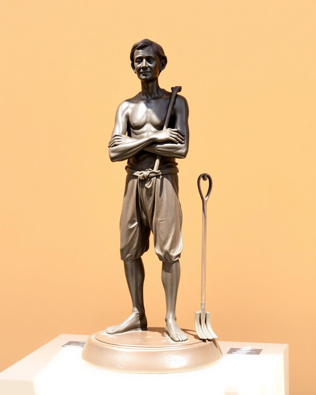 Sculptuur van een Hindustaanse contractarbeider — Jit Narain Cultuurprijs